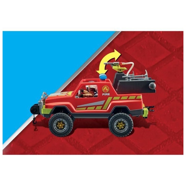 PLAYMOBIL - 71194 - City Action - Pick-up et pompier