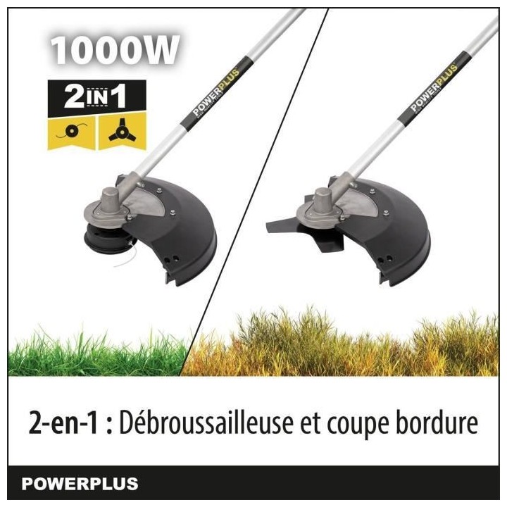 Powerplus Débroussailleuse Électrique POWXG30405 - Coupe-Bordure & D