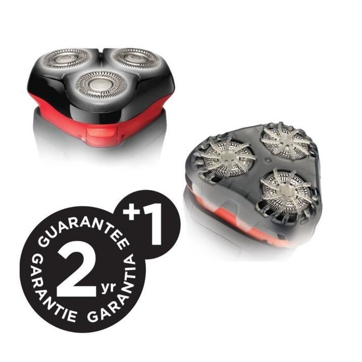 Remington R3000 Rasoir Electrique Rotatif StyleSeries R3, Tetes Rasage