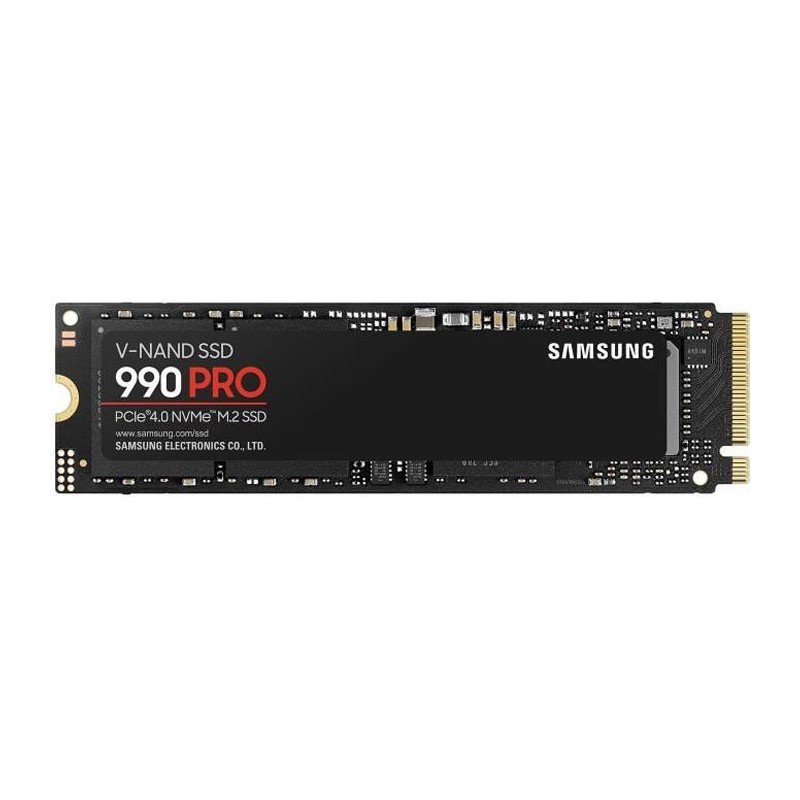 SAMSUNG 990 Pro - Disque Dur SSD - 2 To - PCIeGen4.0 x4 - NVMe2.0 - M.2 2280