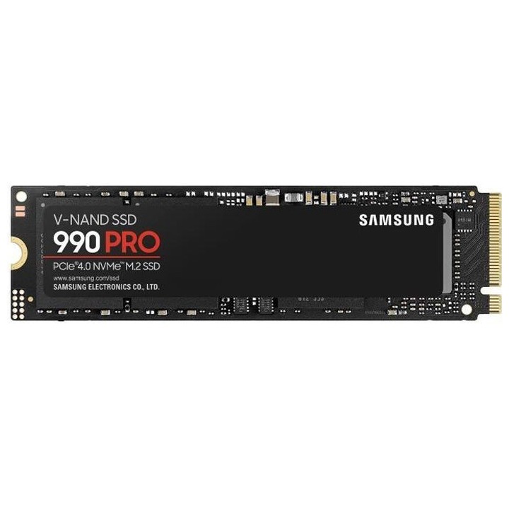 SAMSUNG 990 Pro - Disque Dur SSD - 2 To - PCIeGen4.0 x4 - NVMe2.0 - M.