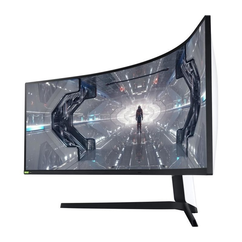 Ecran PC Gamer Incurvé - SAMSUNG - ODYSSEY G9 - G95T C49G95TSSP - 49'' Double WQHD - Dalle VA - 1 ms - 240Hz - HDMI / DisplayPo