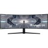 Ecran PC Gamer Incurvé - SAMSUNG - ODYSSEY G9 - G95T C49G95TSSP - 49'' Double WQHD - Dalle VA - 1 ms - 240Hz - HDMI / DisplayPo