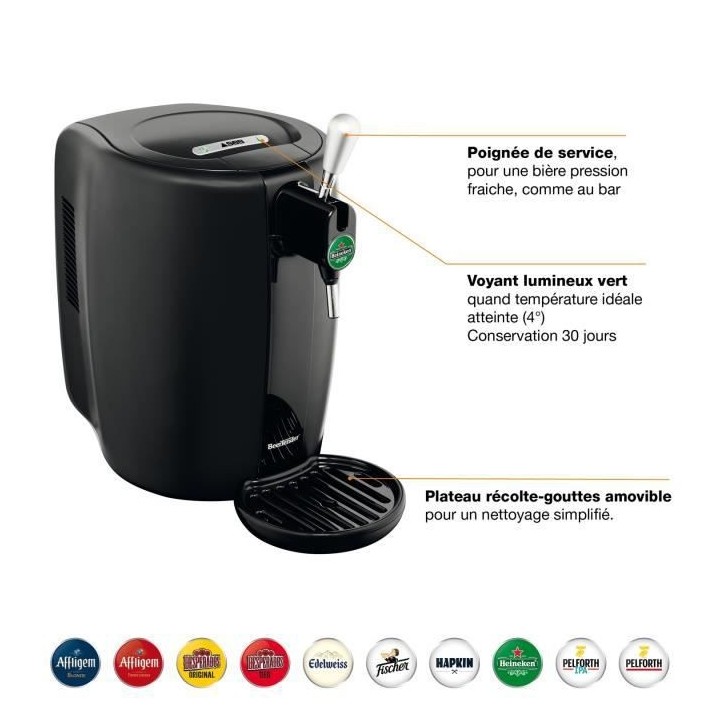 SEB VB310810 Beertender Machine a biere pression, Tireuse a biere, Pom