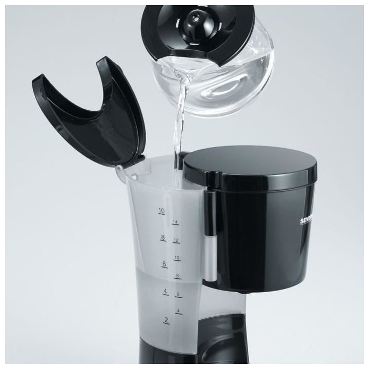 SEVERIN KA4479 Cafetiere Filtre - Noir - 800 W - 1,4 L - Jusqu'a 10 ta