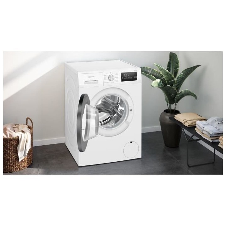 Lave-linge hublot SIEMENS WM12N117FR iQ300 - 7 kg - 1.200 trs/min - In
