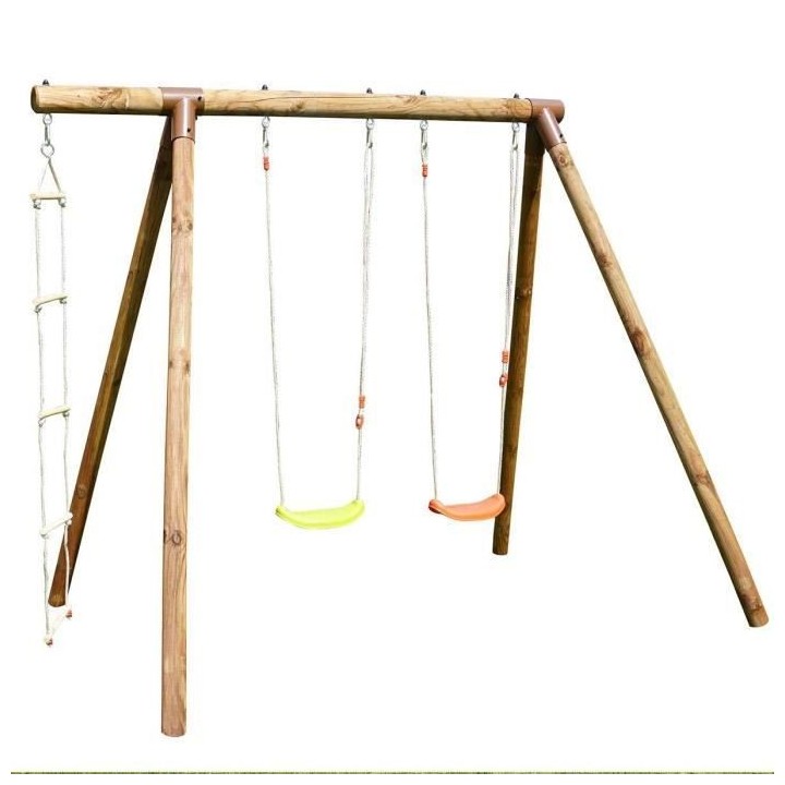 Balançoire Portique ARTHUR - Soulet - 2.22m avec échelle et pate de