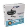 SITRAM Sauteuse 28cm tous feux dont induction noir + pince