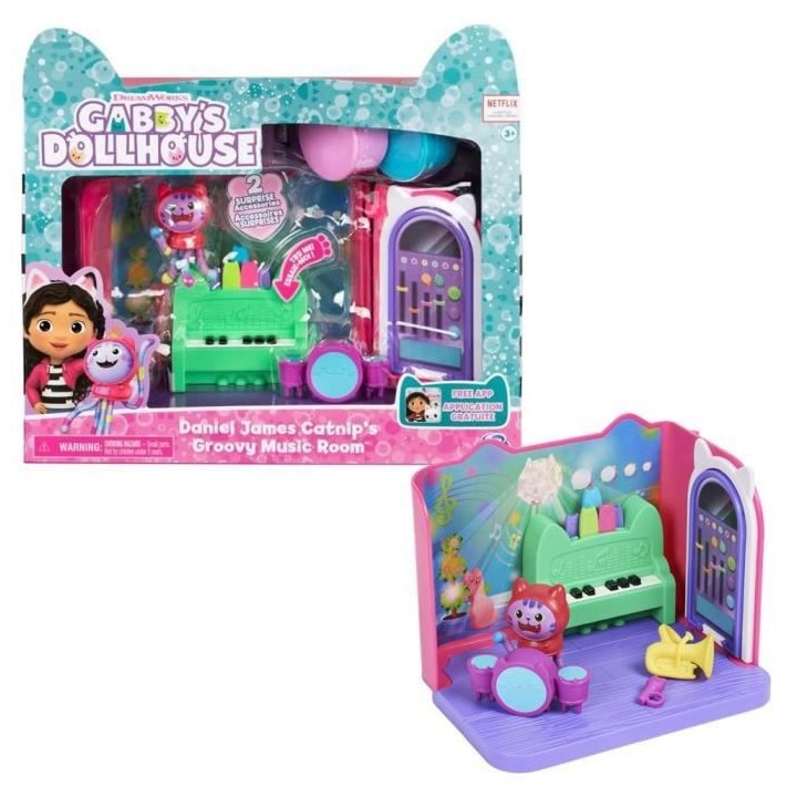 Gabby et la Maison Magique - Playset Deluxe La Salle de Musique de DJ