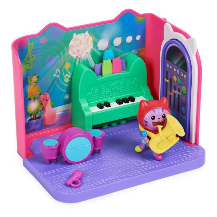 Gabby et la Maison Magique - Playset Deluxe La Salle de Musique de DJ