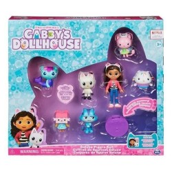 Gabby et la Maison Magique - Coffret de figurines Deluxe - Figurine Gabby + 6 Figurines De Chat + 1 Accessoire Surprise