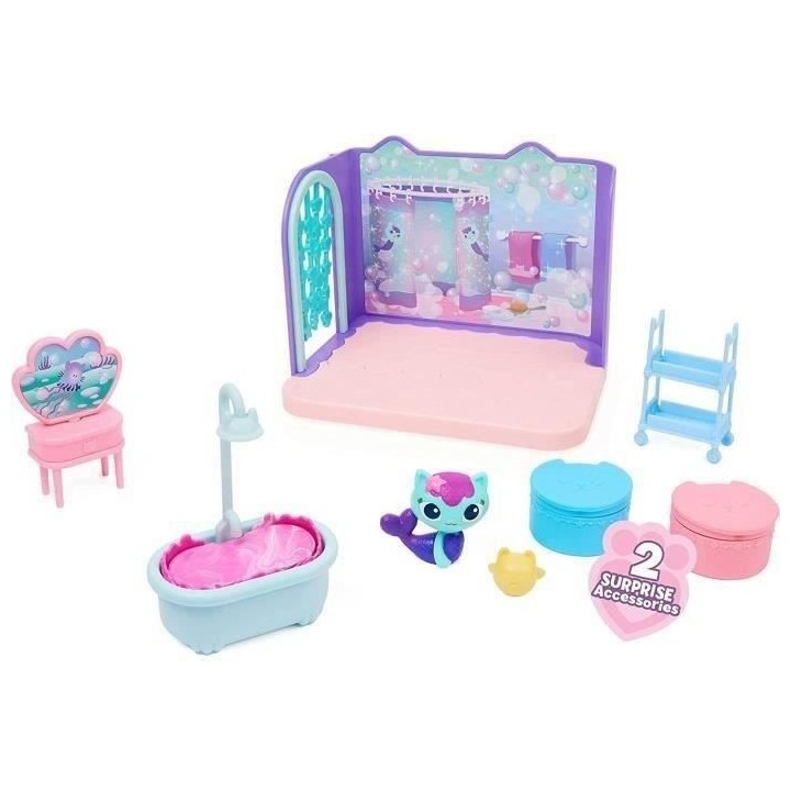 Gabby et la Maison Magique - Playset Deluxe La Salle de Bain de Marine