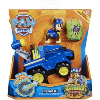 PAT PATROUILLE - VEHICULE + FIGURINE DELUXE CHASE DINO RESCUE Paw Patr