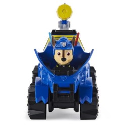 PAT PATROUILLE - VEHICULE + FIGURINE DELUXE CHASE DINO RESCUE Paw Patrol - 6059512 - Voiture a remonter Jeu Jouet Enfant 3 ans