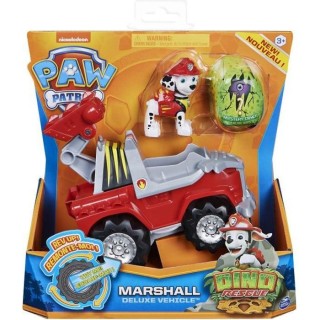 PAT PATROUILLE - VEHICULE + FIGURINE DELUXE MARCUS DINO RESCUE Paw Pat
