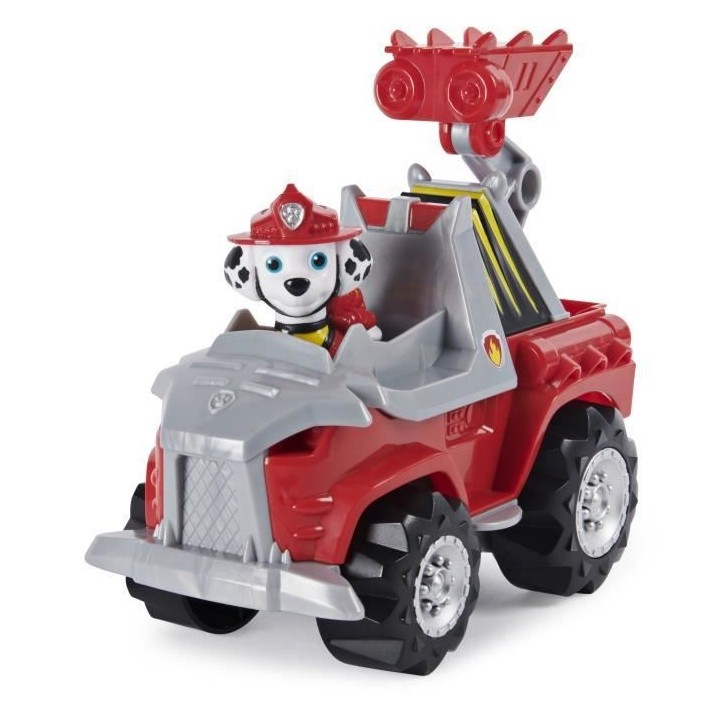PAT PATROUILLE - VEHICULE + FIGURINE DELUXE MARCUS DINO RESCUE Paw Pat