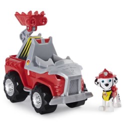 PAT PATROUILLE - VEHICULE + FIGURINE DELUXE MARCUS DINO RESCUE Paw Patrol - 6059518 - Voiture a remonter Jeu Jouet Enfant 3 ans