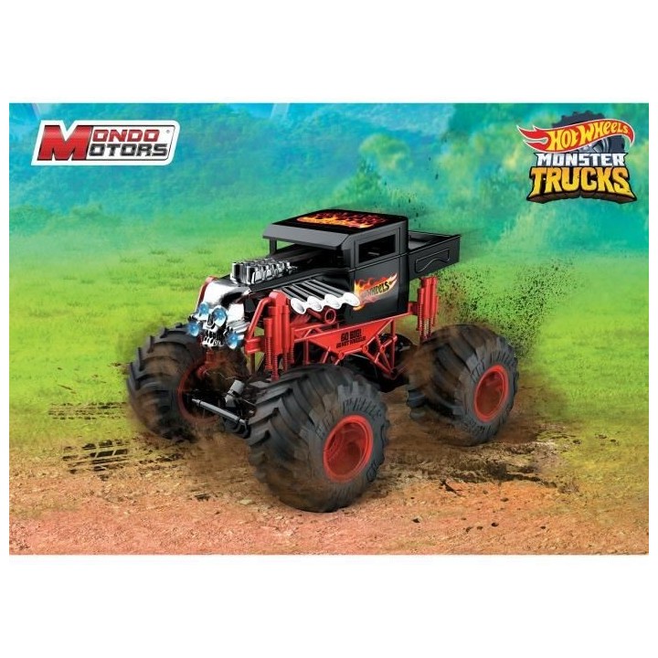 MONDO MOTORS - Véhicule radiocommandé - Effets lumineux - Hot Wheels