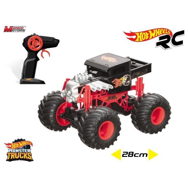 MONDO MOTORS - Véhicule radiocommandé - Effets lumineux - Hot Wheels