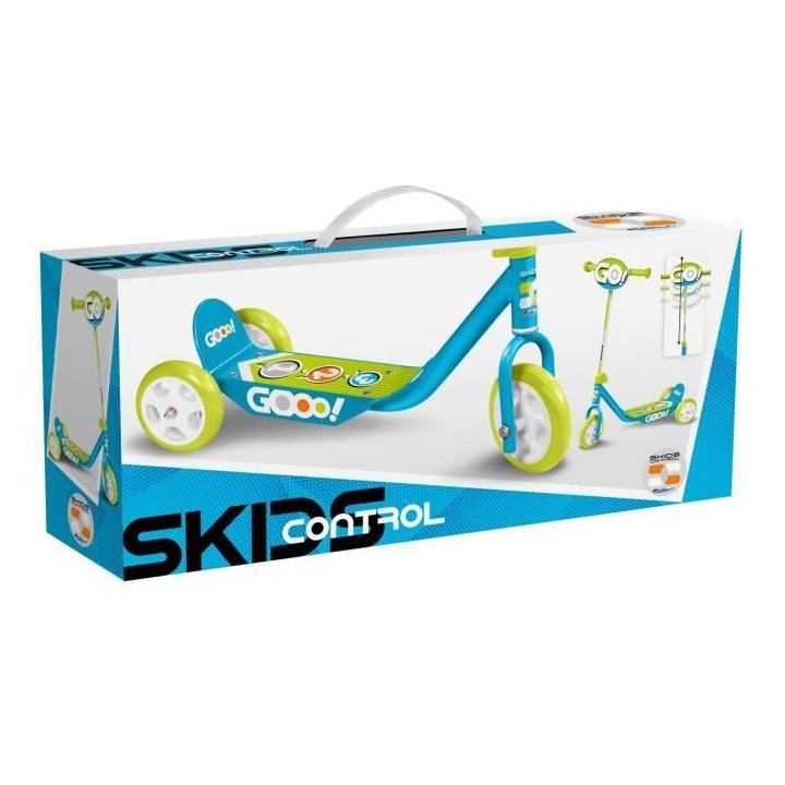 SKIDS CONTROL Trottinette 3 roues - Bleu