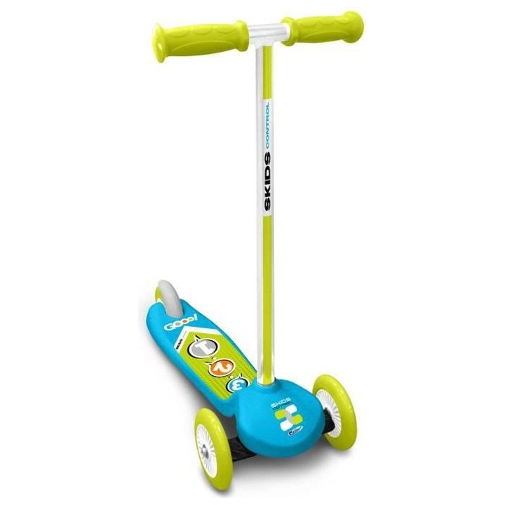 SKIDS CONTROL Trottinette steering - Bleu - 3 roues