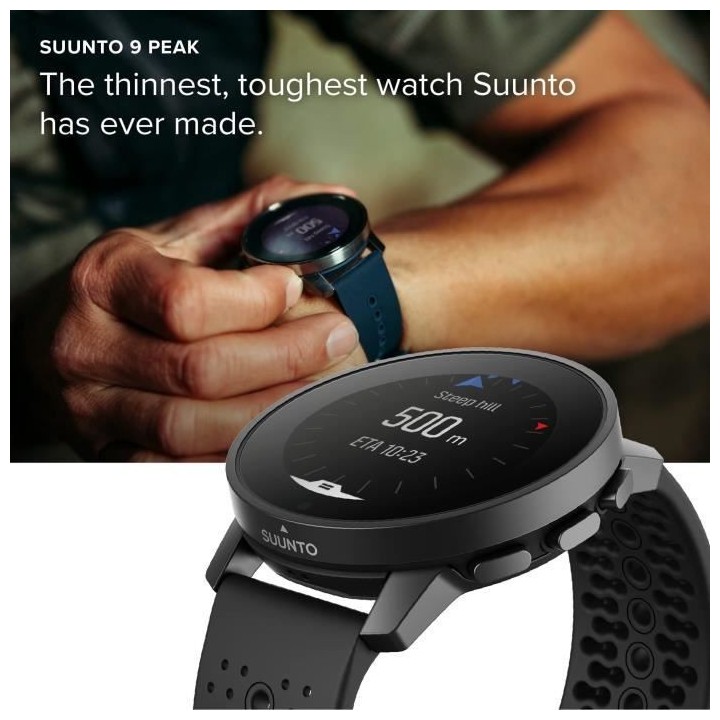 Montre connectée sport SUUNTO 9 Peak All Black