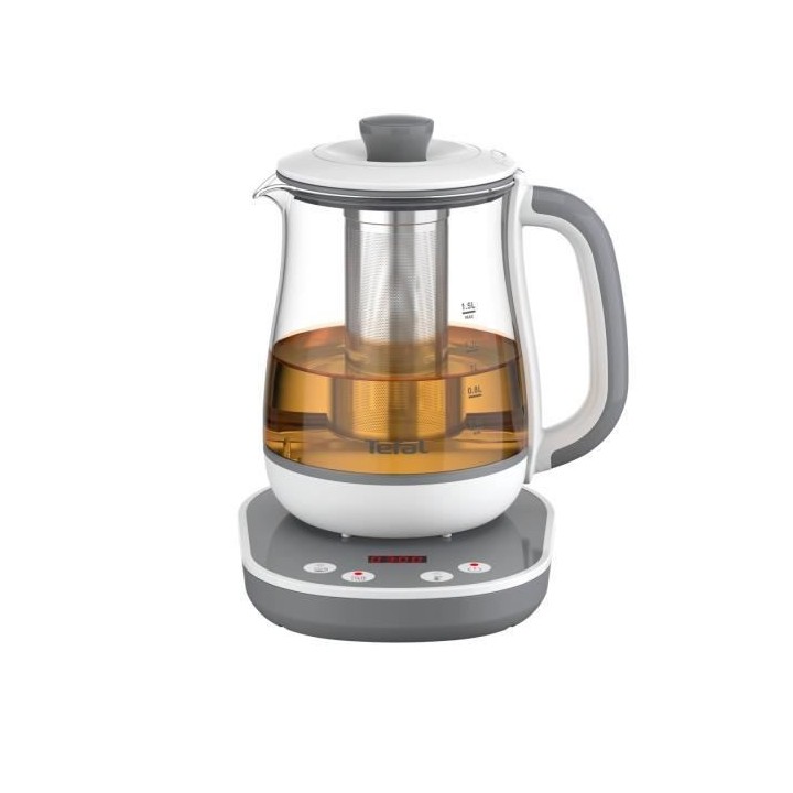 TEFAL BJ551B10 Tastea Machine a thé en verre 1,5 L, 8 réglages, Pani