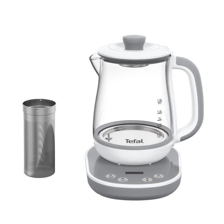 TEFAL BJ551B10 Tastea Machine a thé en verre 1,5 L, 8 réglages, Pani