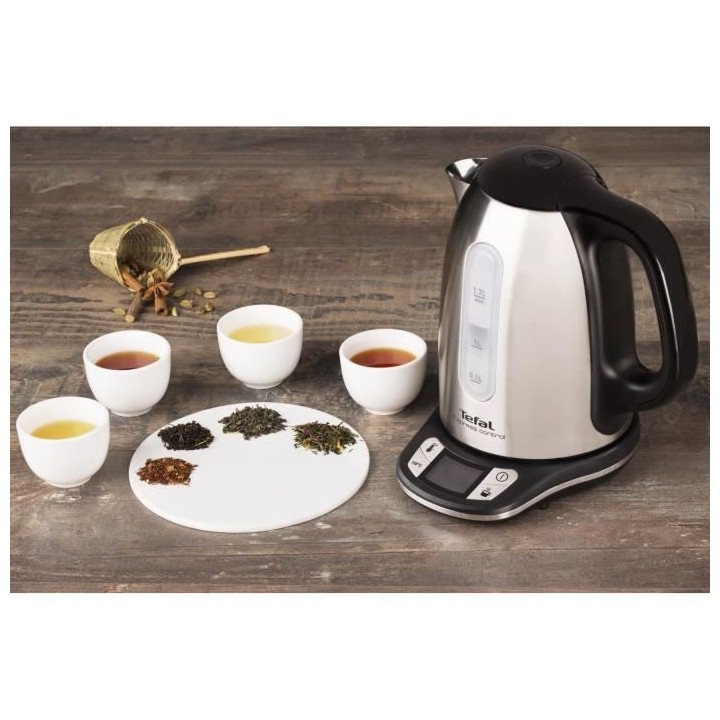 TEFAL KI240D10 Express Control Bouilloire sans fil électrique 1,7L, 2