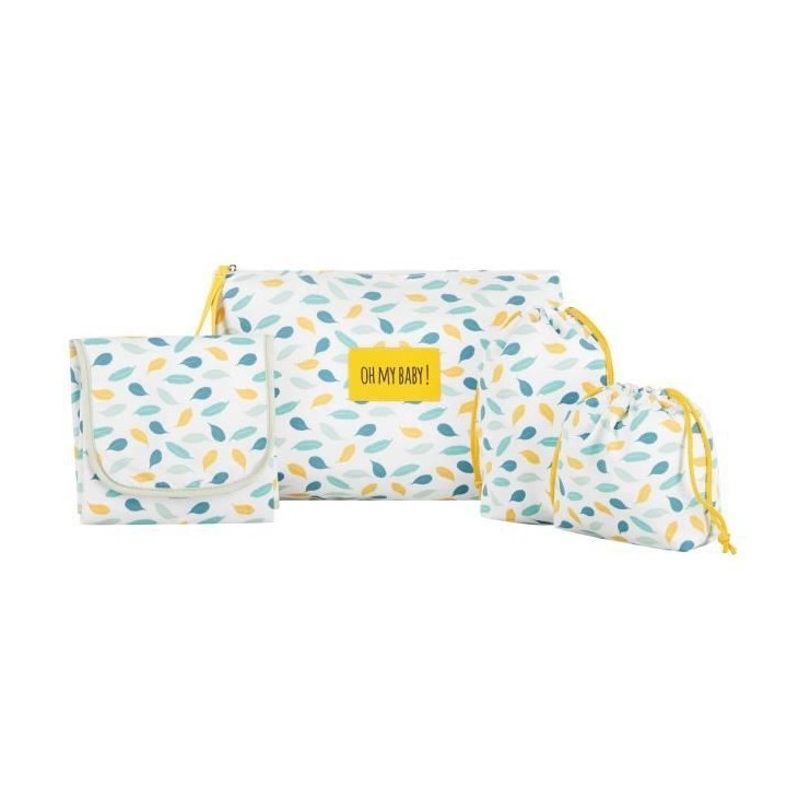 Badabulle Pochettes a langer Pockets & Go, matelas a langer inclus, 1
