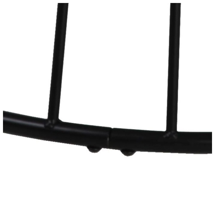 Table a manger - Placage chene Noir - L 120 x P 120 x H 75 cm - MODA