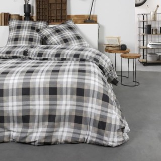 Parure de lit 2 personnes TODAY Coton en flanelle 1.1 - Une housse de