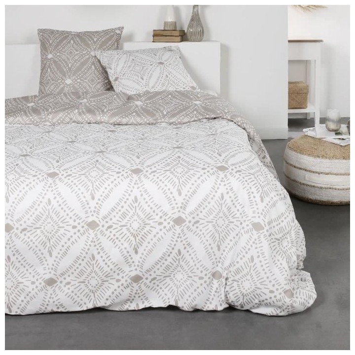 Parure de lit 2 personnes TODAY Coton en flanelle 1.13 - Une housse de