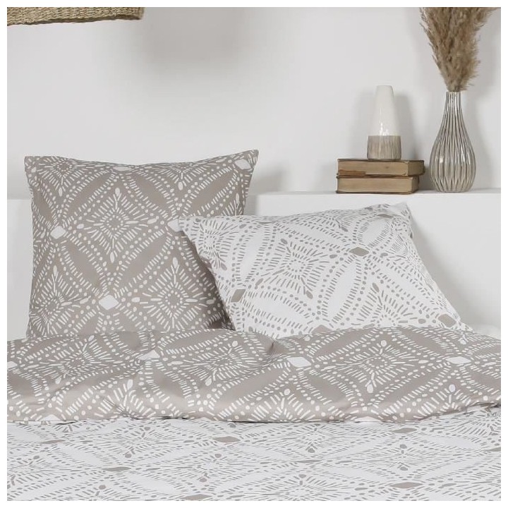 Parure de lit 2 personnes TODAY Coton en flanelle 1.13 - Une housse de