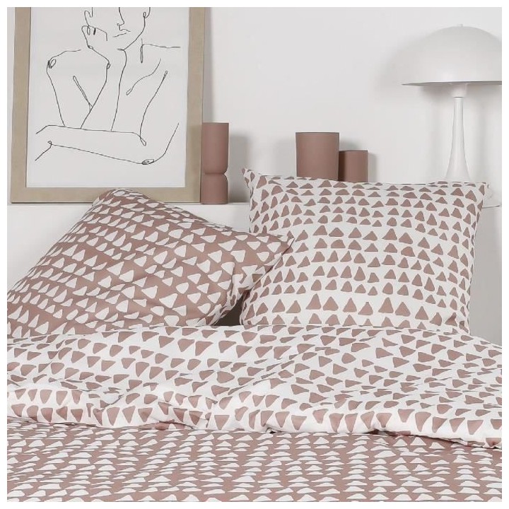 Parure de lit 2 personnes TODAY Coton en flanelle 1.14 - Une housse de