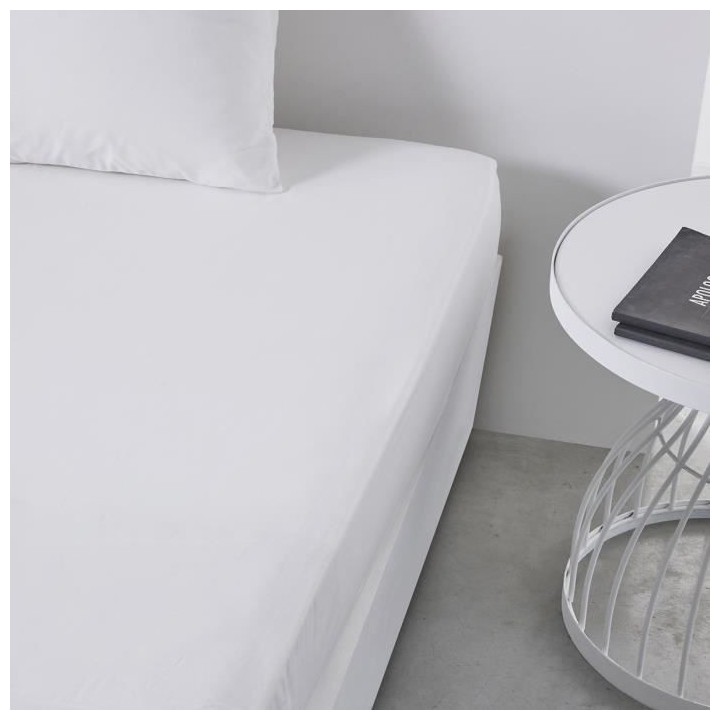 Drap housse TODAY Essential - 90 x 190 cm - 1 personne - 100% Coton un
