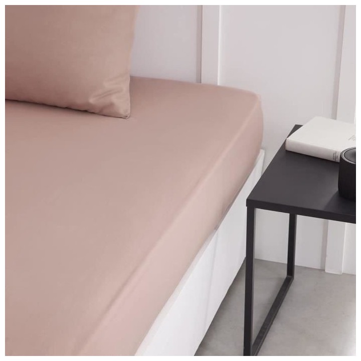 Drap housse TODAY Essential - 90 x 190 cm - 1 personne - 100% Coton un