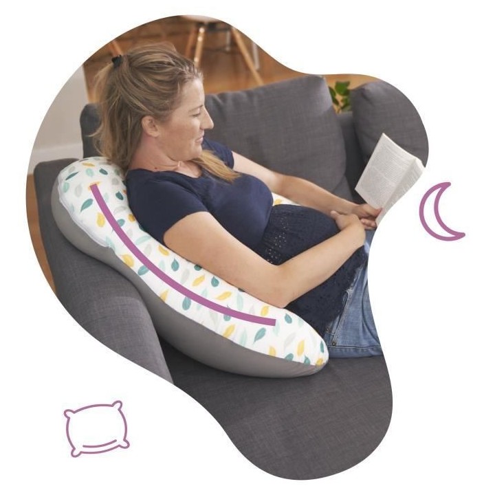 Badabulle Coussin de maternité Évolutif - 2 en 1 - Coussin d'Allaite