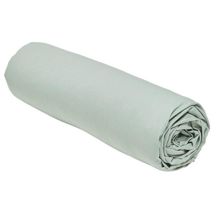 Drap housse TODAY Essential - 160 x 200+23 cm - 2 personnes - 100% Cot