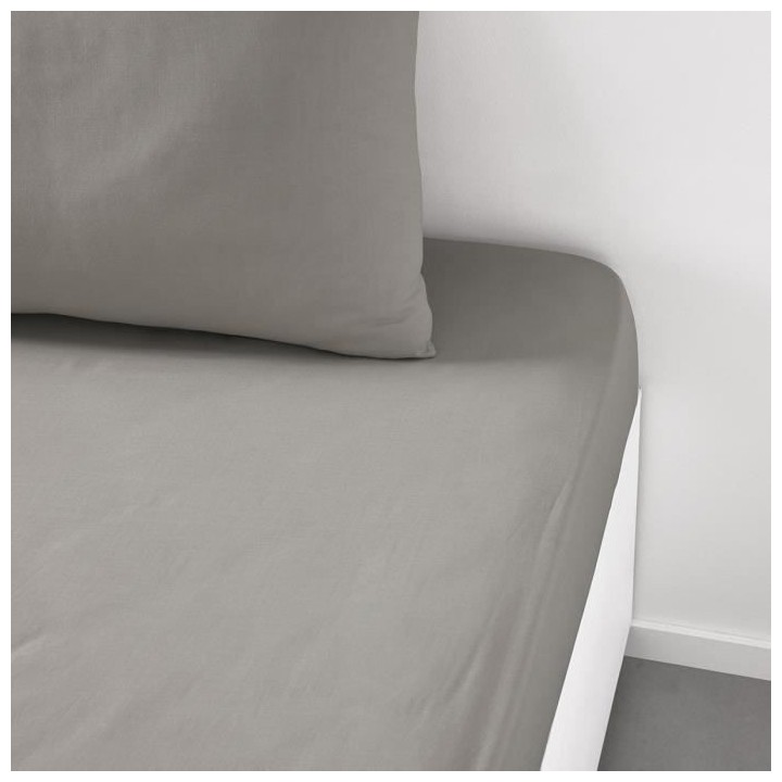 Drap housse TODAY Essential - 140 x 200+30 cm - 2 personnes - 100% Cot