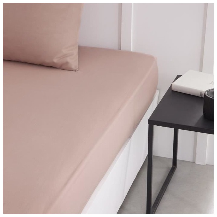 Drap housse TODAY Essential - 160 x 200+30 cm - 2 personnes - 100% Cot