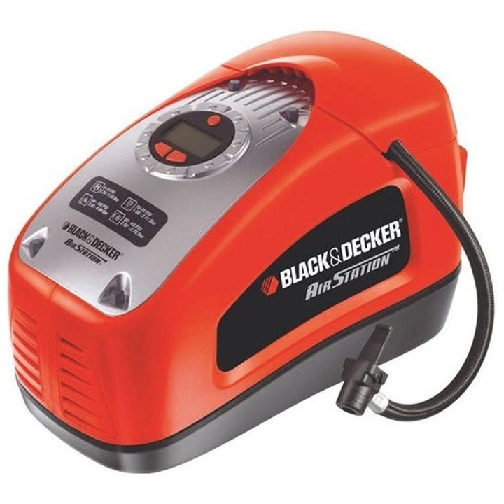 BLACK&DECKER Compresseur programmable 12 V/ 220V 11 bars