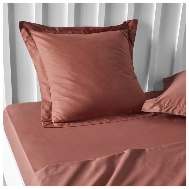 Taie d'oreiller TODAY Essential - 63 x 63+5 cm - 100% Coton uni - Terr