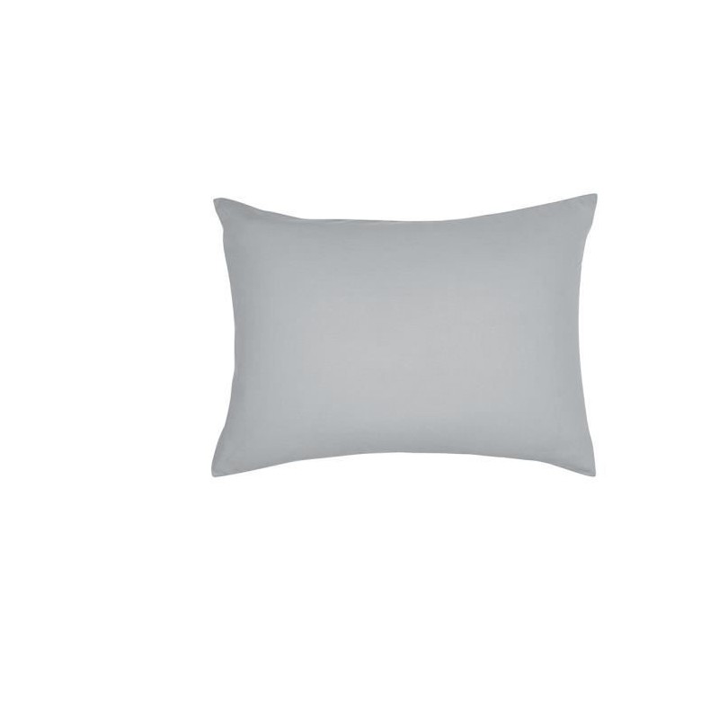 Taie d'oreiller TODAY Essential - 50 x 70+5 cm - 100% Coton uni - Acier