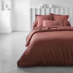 Taie d'oreiller TODAY Essential - 50 x 70+5 cm - 100% Coton uni - Terracotta