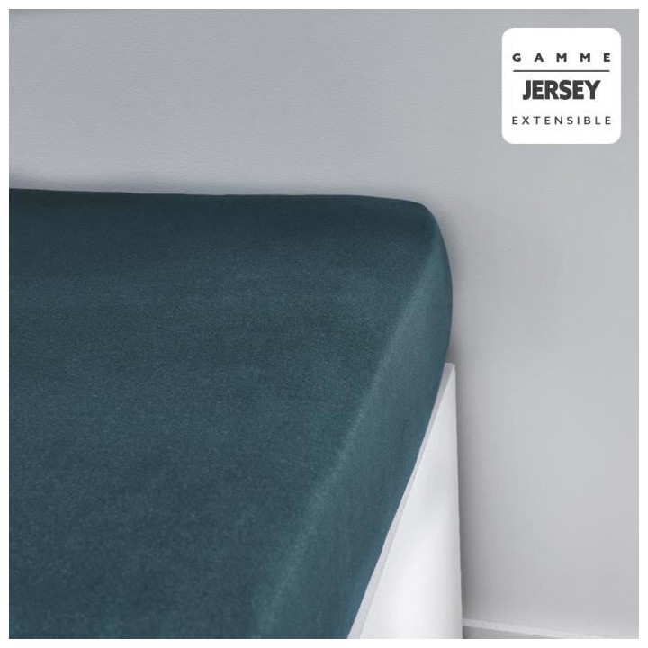 Drap housse TODAY Essential - 160 x 200+25 cm - 1 personne - 100% Coto