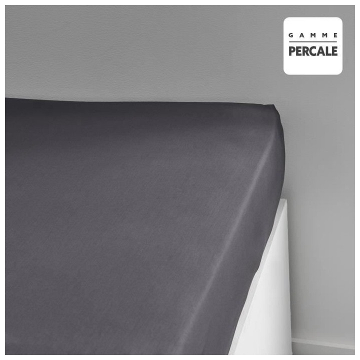 Drap housse TODAY Prestige - 140 x 200+30 cm - 2 personnes - 100% Perc