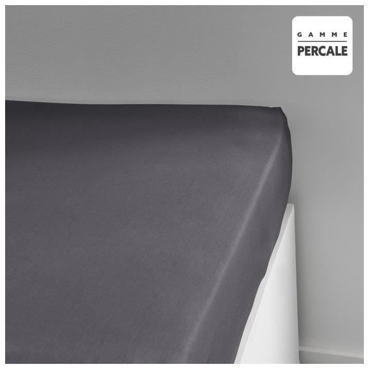 Drap housse TODAY Prestige - 160 x 200+30 cm - 2 personnes - 100% Perc