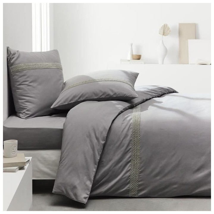 Drap housse TODAY Prestige - 160 x 200+30 cm - 2 personnes - 100% Perc