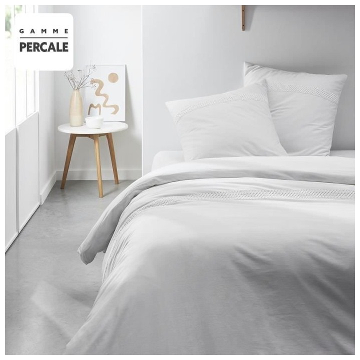 Parrure de lit TODAY Prestige - 220 x 240 cm - 2 personnes - 100% Perc